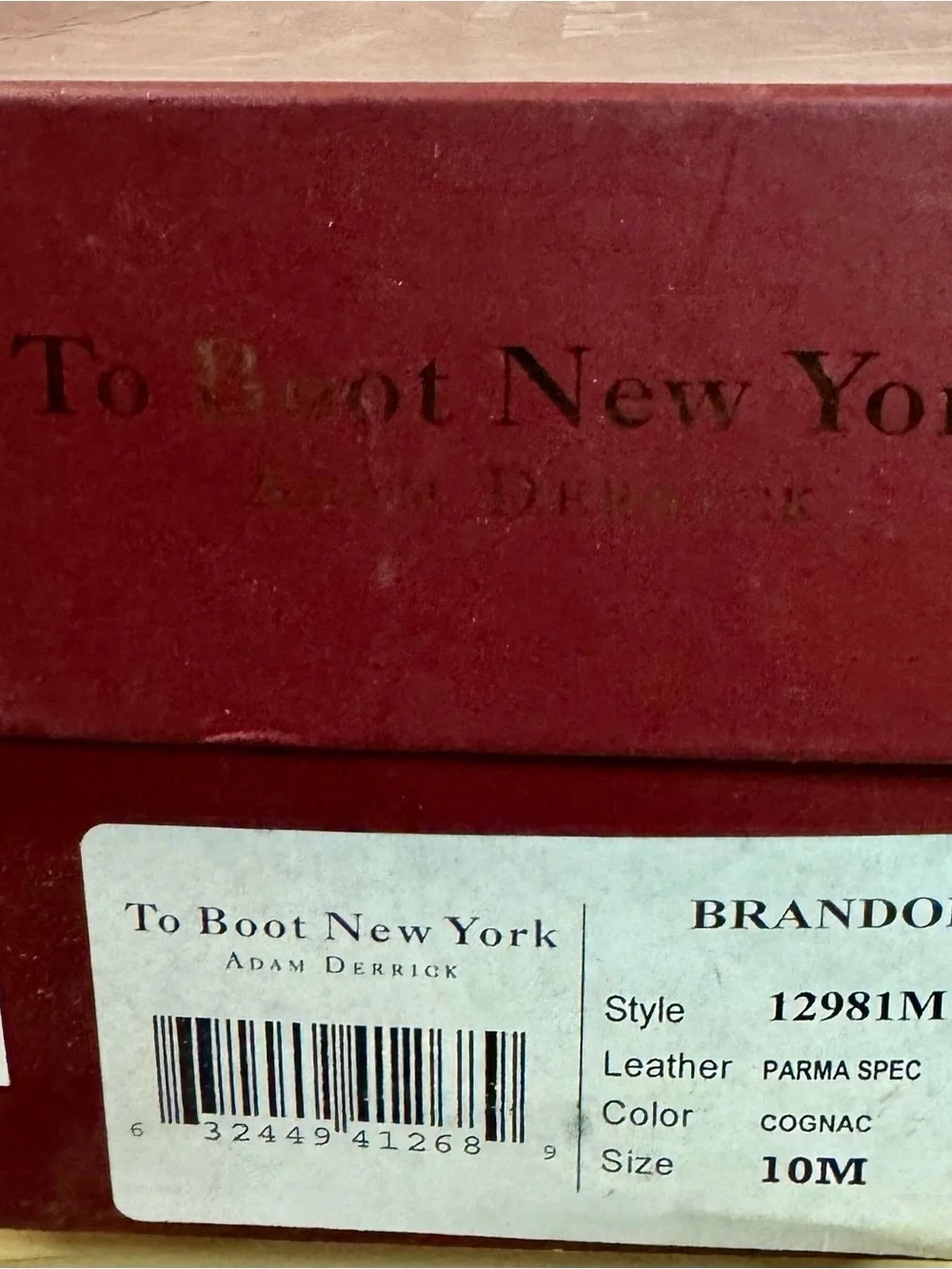 To Boot New York Brown Leather Plain-Toe Derby
